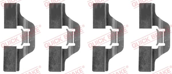 QUICK BRAKE Sada prísluženstva obloženia kotúčovej brzdy 1091211 1