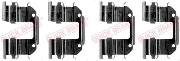 QUICK BRAKE Sada prísluženstva obloženia kotúčovej brzdy 1091285 1