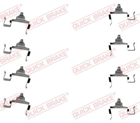 QUICK BRAKE Sada prísluženstva obloženia kotúčovej brzdy 1091697 1