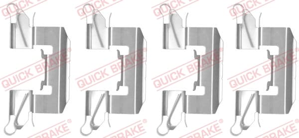 QUICK BRAKE Sada prísluženstva obloženia kotúčovej brzdy 1091772 1