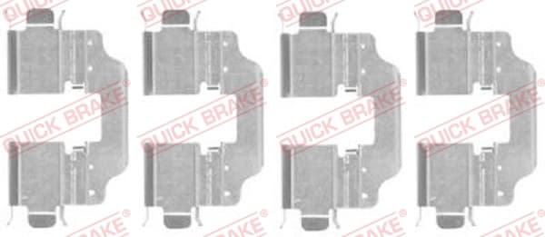 QUICK BRAKE Sada prísluženstva obloženia kotúčovej brzdy 1091773 1