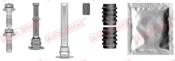 QUICK BRAKE Sada vodiacich puzdier brzdového strmeňa 1130007X 1