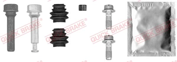QUICK BRAKE Sada vodiacich puzdier brzdového strmeňa 1130014X 1