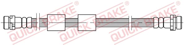 QUICK BRAKE Brzdová hadica 22.204 1