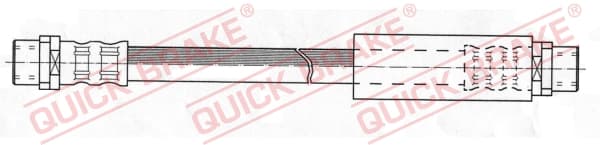 QUICK BRAKE Brzdová hadica 22.307 1