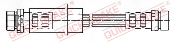QUICK BRAKE Brzdová hadica 22.313 1