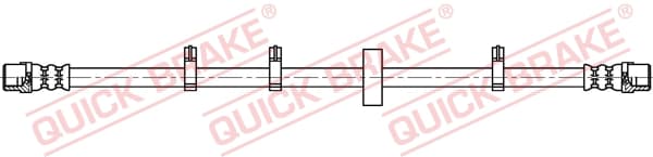 QUICK BRAKE Brzdová hadica 22.929 1
