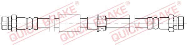 QUICK BRAKE Brzdová hadica 22.931 1