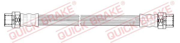 QUICK BRAKE Brzdová hadica 25.022 1