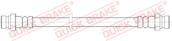QUICK BRAKE Brzdová hadica 25.067 1