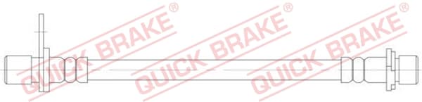 QUICK BRAKE Brzdová hadica 25.071 1
