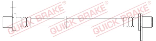 QUICK BRAKE Brzdová hadica 25.084 1