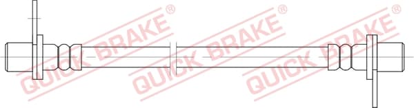 QUICK BRAKE Brzdová hadica 25.087 1