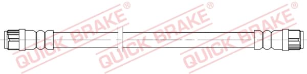QUICK BRAKE Brzdová hadica 25.090 1