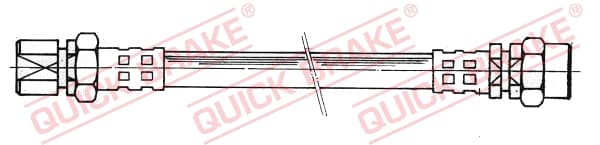QUICK BRAKE Brzdová hadica 26.001 1