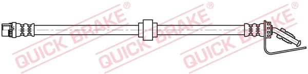 QUICK BRAKE Brzdová hadica 32.124 1