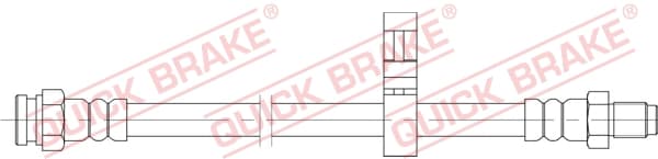 QUICK BRAKE Brzdová hadica 32.128 1