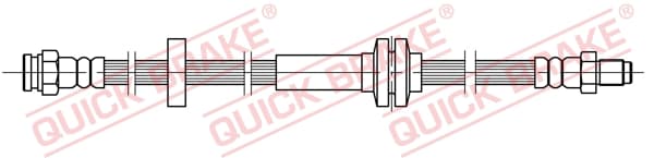 QUICK BRAKE Brzdová hadica 32.210 1