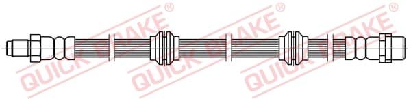 QUICK BRAKE Brzdová hadica 32.417 1