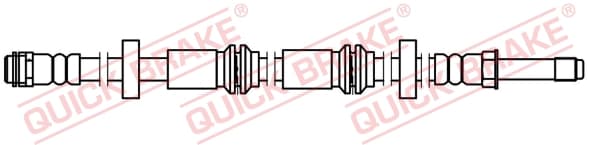 QUICK BRAKE Brzdová hadica 32.706 1