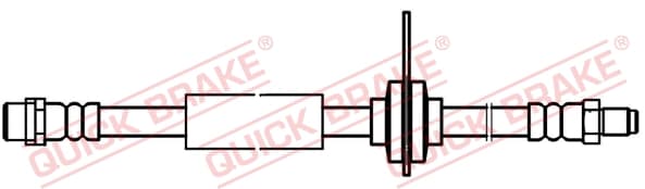 QUICK BRAKE Brzdová hadica 32.710 1