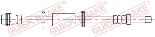 QUICK BRAKE Brzdová hadica 32.826 1