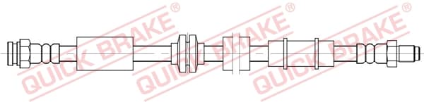 QUICK BRAKE Brzdová hadica 32.828 1