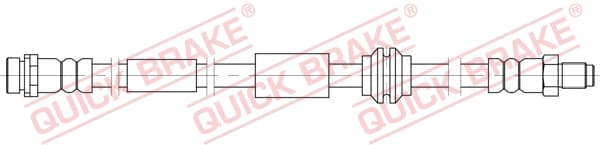QUICK BRAKE Brzdová hadica 32.837 1