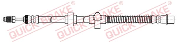 QUICK BRAKE Brzdová hadica 32.848 1