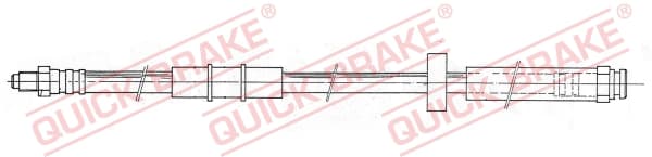 QUICK BRAKE Brzdová hadica 32.917 1