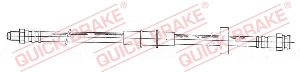 QUICK BRAKE Brzdová hadica 32.918 1