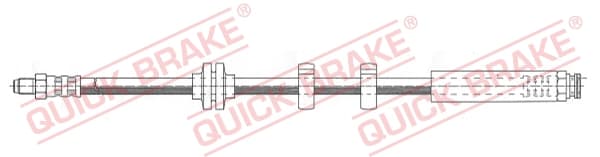 QUICK BRAKE Brzdová hadica 32.968 1