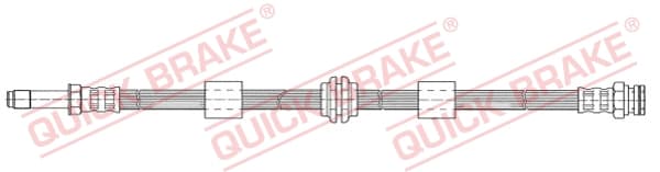 QUICK BRAKE Brzdová hadica 32.976 1