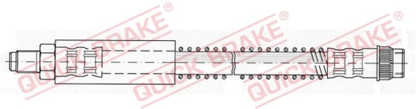 QUICK BRAKE Brzdová hadica 32.977 1