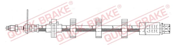 QUICK BRAKE Brzdová hadica 32.984 1