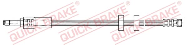 QUICK BRAKE Brzdová hadica 35.901 1