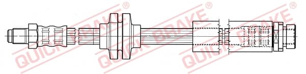 QUICK BRAKE Brzdová hadica 35.902 1