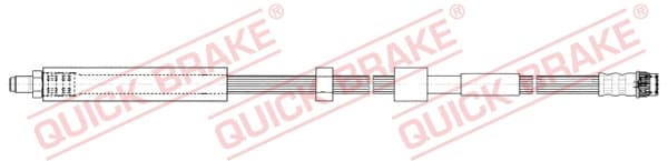 QUICK BRAKE Brzdová hadica 35.908 1