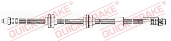 QUICK BRAKE Brzdová hadica 35.909 1