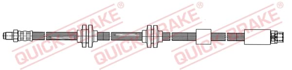 QUICK BRAKE Brzdová hadica 35.917 1