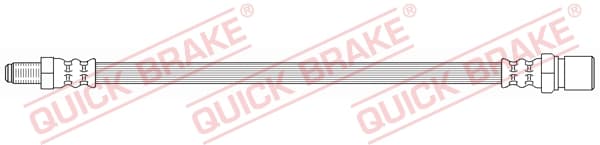QUICK BRAKE Brzdová hadica 37.038 1