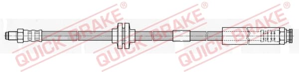 QUICK BRAKE Brzdová hadica 37.901 1