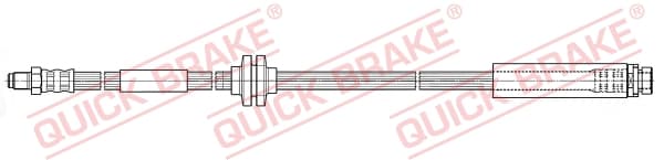 QUICK BRAKE Brzdová hadica 37.936 1