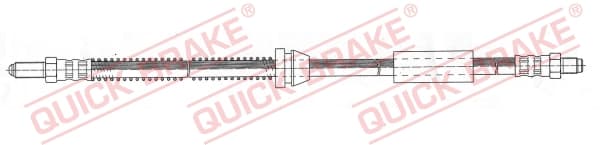QUICK BRAKE Brzdová hadica 42.908 1