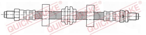 QUICK BRAKE Brzdová hadica 42.913 1