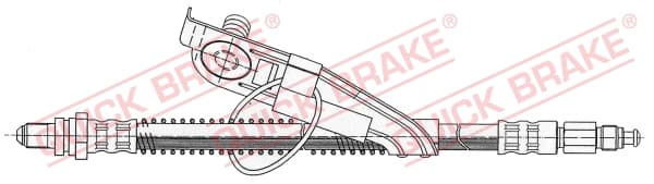 QUICK BRAKE Brzdová hadica 42.916 1