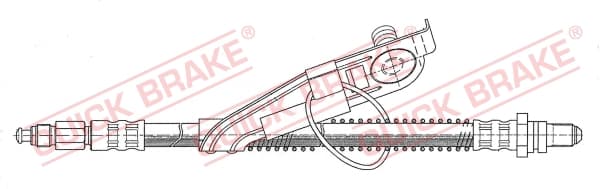 QUICK BRAKE Brzdová hadica 42.917 1