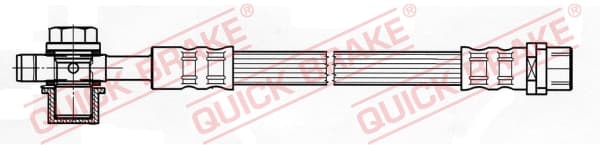 QUICK BRAKE Brzdová hadica 50.041X 1