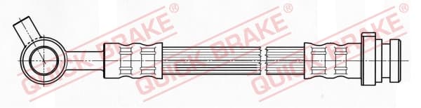 QUICK BRAKE Brzdová hadica 50.054 1