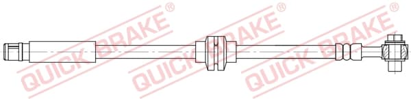 QUICK BRAKE Brzdová hadica 50.202X 1